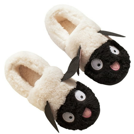 NUOLUX 1 Pair Autumn Winter Warm Slippers Cover Heel Home Slippers (Black White)
NUOLUX 1 Pair Autumn Winter Warm Slippers Cover Heel Home Slippers (Black White)