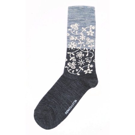 Bengt & Lotta Merino Wool Socks Small Grey Garden
