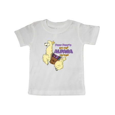 Inktastic Cute Jumping Alpaca Paw Paw s You Say ALPACA my Bags Gift Baby Boy or Baby Girl T-Shirt
Inktastic Cute Jumping Alpaca Paw Paw s You Say ALPACA my Bags Gift Baby Boy or Baby Girl T-Shirt