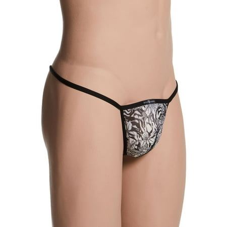 Men s Gregg Homme 200314 Wildcard Semi-See Through G-String (Black S)