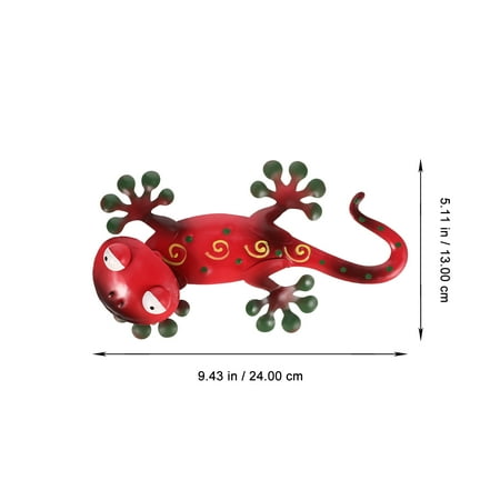 NICEXMAS Iron Wall Craft Home Creative 3d Wall Pendant Colored Gecko Shape Ornament
NICEXMAS Iron Wall Craft Home Creative 3d Wall Pendant Colored Gecko Shape Ornament