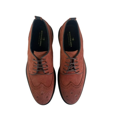 SCOTCH&SODA Women s Suede Lace Merapi Brogues Bordo 9
