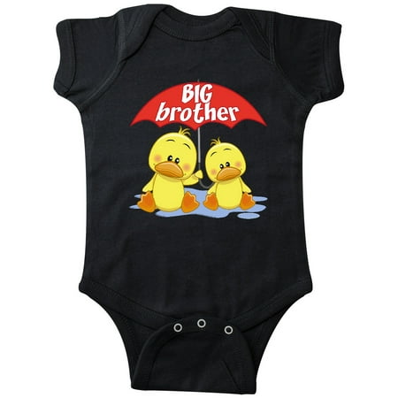 Inktastic Big Brother Duck Gift Baby Boy Bodysuit