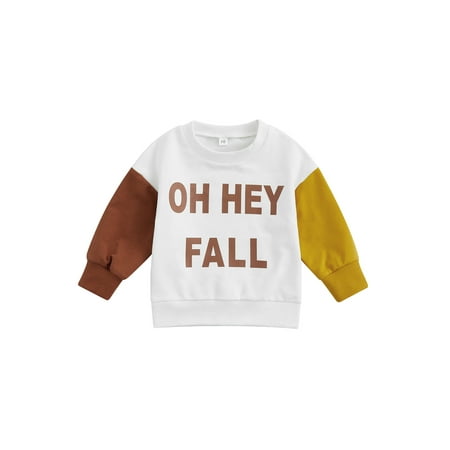 Canrulo Infant Baby Boy Girl Fall Winter Outfits Letter Print Long Sleeve Crewneck Sweatshirt Pullover Oversized Sweater Tops White 12-18 Months
Canrulo Infant Baby Boy Girl Fall Winter Outfits Letter Print Long Sleeve Crewneck Sweatshirt Pullover Oversized Sweater Tops White 12-18 Months