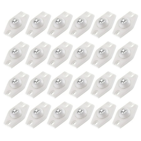 24pcs Caster Wheel Adhesive Paste Pulley Home Storage Box Wheel Placement