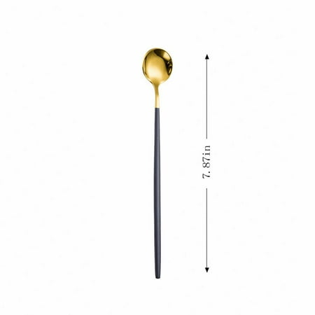 1 Pc Gold Coffee Tea Stir Spoon Long Handle Ice Cream Dessert Spoons Stainless Steel Eco-Friendly Tableware Kitchen Supplies
1 Pc Gold Coffee Tea Stir Spoon Long Handle Ice Cream Dessert Spoons Stainless Steel Eco-Friendly Tableware Kitchen Supplies