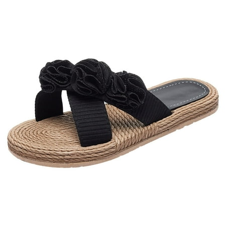 Womens Sandals Plus Size Linen Braided Bottom Casual Boho Flats Sandal Lightweight Summer Outdoor Walking Shoes Slippers
Womens Sandals Plus Size Linen Braided Bottom Casual Boho Flats Sandal Lightweight Summer Outdoor Walking Shoes Slippers