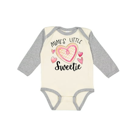 Inktastic Mimi s Little Sweetie with Heart Cookie Gift Baby Boy or Baby Girl Long Sleeve Bodysuit
Inktastic Mimi s Little Sweetie with Heart Cookie Gift Baby Boy or Baby Girl Long Sleeve Bodysuit