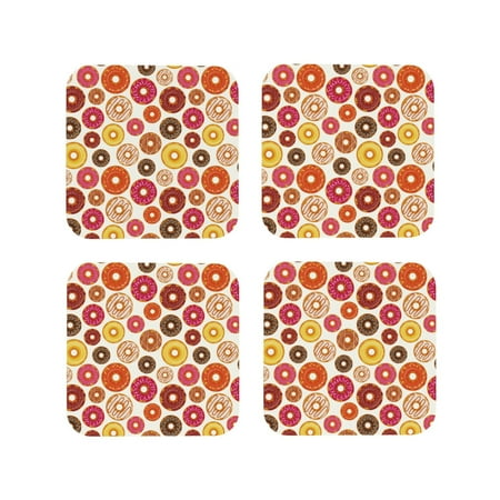 Drink Coasters Set of 4 Donut pattern Leather Coasters for Coffee Table Protector Heat Resistant Cute Coasters for Home Decor Housewarming Gifts Bar Kitchen 4 Inch Square
Drink Coasters Set of 4 Donut pattern Leather Coasters for Coffee Table Protector Heat Resistant Cute Coasters for Home Decor Housewarming Gifts Bar Kitchen 4 Inch Square