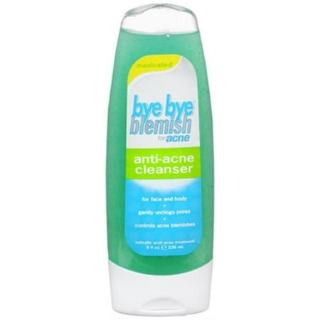 Bye Bye Blemish Anti-Acne Cleanser 8 oz (Pack of 3)