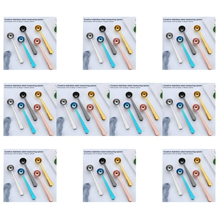 10pcs Coffee Scoop Clip 2 in 1 Long Handle Stainless Steel Spoon Food Bag Sealer Tea Scooper Rose Golden
10pcs Coffee Scoop Clip 2 in 1 Long Handle Stainless Steel Spoon Food Bag Sealer Tea Scooper Rose Golden