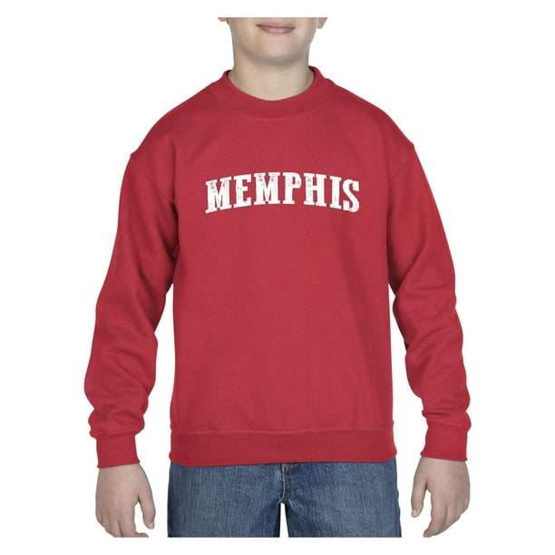 Memphis Tennessee State Flag Unisex Youth Crewneck Sweatshirt