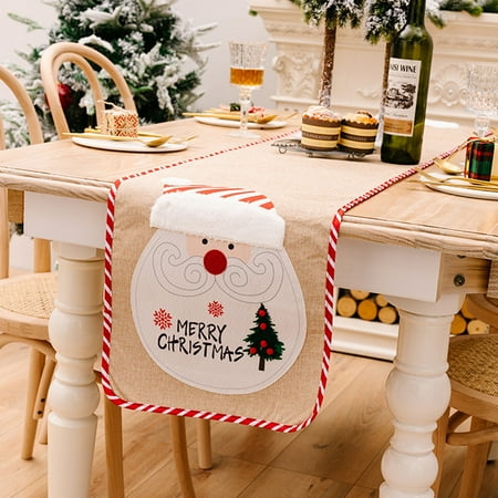 Christmas Table Runner Seasonal Winter Holiday Kitchen Dining Table Decoration for Indoor Outdoor Home Party Decor 13 x 70 Inch
Christmas Table Runner Seasonal Winter Holiday Kitchen Dining Table Decoration for Indoor Outdoor Home Party Decor 13 x 70 Inch