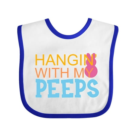 Inktastic Hanging With My Peeps Gift Baby Boy or Baby Girl Bib