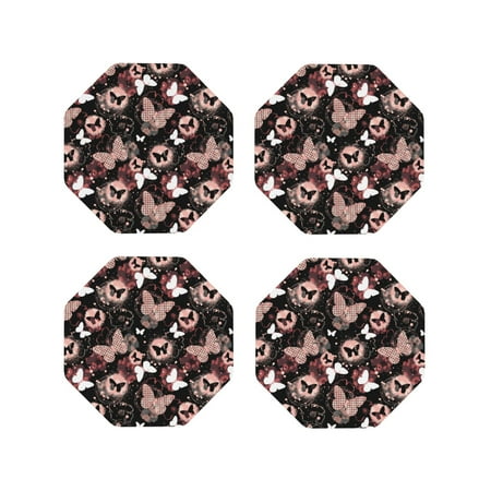 Matuu Butterflies1 for Cup Coasters Set of 4 Leather Coasters Desk Coasters for Office Measures 4” x 4”-Octagon
Matuu Butterflies1 for Cup Coasters Set of 4 Leather Coasters Desk Coasters for Office Measures 4” x 4”-Octagon