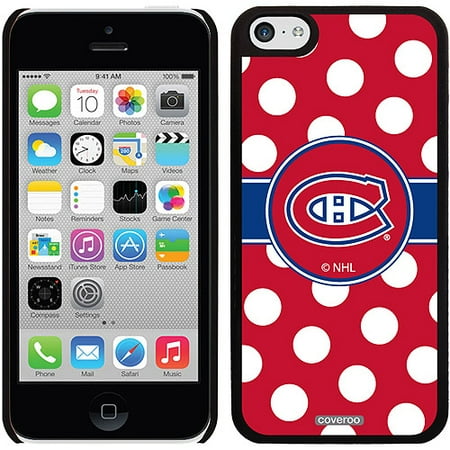 Montreal Canadiens Polka Dots Design on iPhone 5c Thinshield Snap-On Case by Coveroo