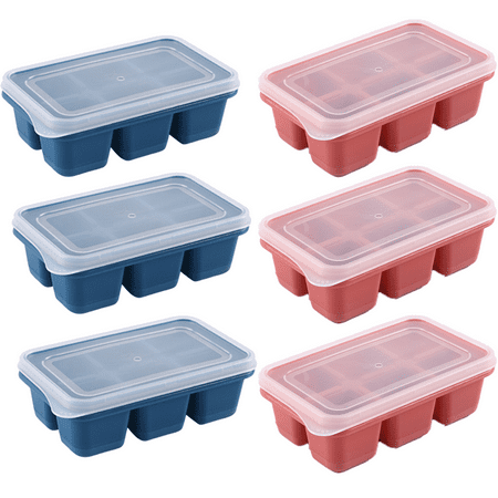 Large Ice Cube Trays for Cocktails - Silicone Ice Cube Mold for Whiskey Easy Release Reusable Molds with Removable Lids Blue + Pink
Large Ice Cube Trays for Cocktails - Silicone Ice Cube Mold for Whiskey Easy Release Reusable Molds with Removable Lids Blue + Pink