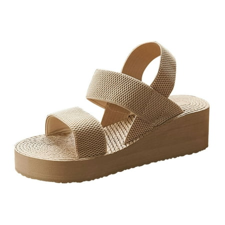 adviicd Wedge Sandals for Womens Open Toe Slippers Size 8 Ladies Shoes Summer Fashion Beach Sandals Nesh Elastic Band Wedge Slippers by for Women
adviicd Wedge Sandals for Womens Open Toe Slippers Size 8 Ladies Shoes Summer Fashion Beach Sandals Nesh Elastic Band Wedge Slippers by for Women