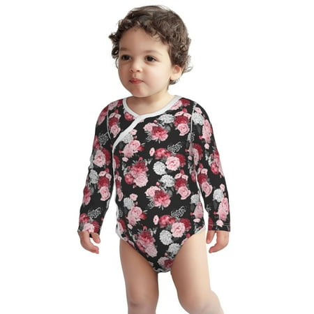 Haiem Rose Flowers Printed Unisex-Baby Long Sleeve Onesies Bodysuits Unisex Babies Snap-Up Rompers-18 Months
Haiem Rose Flowers Printed Unisex-Baby Long Sleeve Onesies Bodysuits Unisex Babies Snap-Up Rompers-18 Months