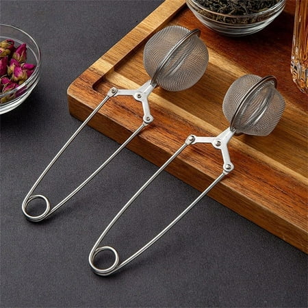 Conditiclusy 2Pcs Round Tea Strainer Eco-friendly 304 Stainless Steel Loose Leaf Tea Snap Ball Tea Strainer for Tea
Conditiclusy 2Pcs Round Tea Strainer Eco-friendly 304 Stainless Steel Loose Leaf Tea Snap Ball Tea Strainer for Tea