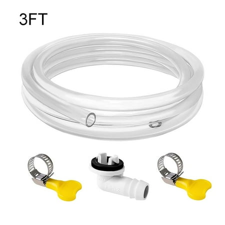 GYZEE 3/6Ft Air Conditioner Drain Hose Split Casement Air Conditioner Drain Kit