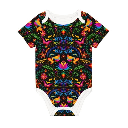 Matuu Mexican Flower Traditional1 for Baby Short-Sleeve Bodysuit Soft Cotton Comfortable and Breathable Perfect for Newborns and Infants
Matuu Mexican Flower Traditional1 for Baby Short-Sleeve Bodysuit Soft Cotton Comfortable and Breathable Perfect for Newborns and Infants