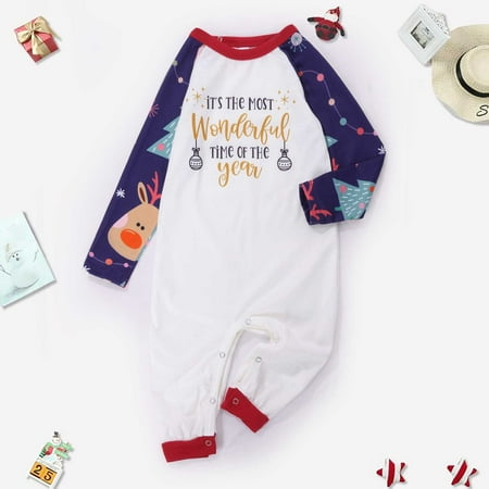 Christmas Family Pajamas Christmas Parent-Child Outfit Child Printed Family Matching Pajamas Crawl Blue 6M
Christmas Family Pajamas Christmas Parent-Child Outfit Child Printed Family Matching Pajamas Crawl Blue 6M