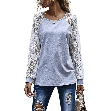 PIKADINGNIS Womens Solid Color Slim Fit Shoulder Lace T-Shirt Casual Base Crewneck Long Sleeve Shirts for Women Fall Tunic Sweatshirt
PIKADINGNIS Womens Solid Color Slim Fit Shoulder Lace T-Shirt Casual Base Crewneck Long Sleeve Shirts for Women Fall Tunic Sweatshirt