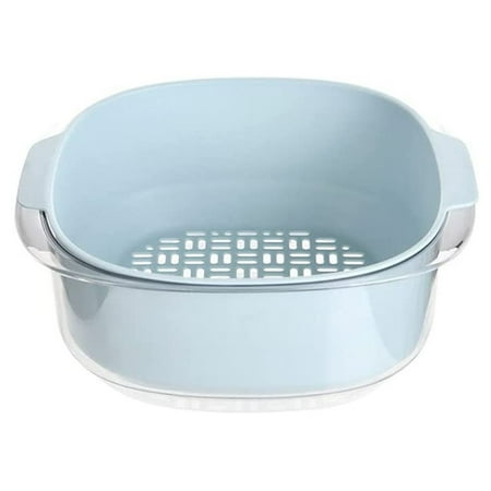 Multi-Functional Double-Layer Plastic Drainage Basin and Basket Mixed Fruit and Vegetable Filter Cleaning Drain Basket A
Multi-Functional Double-Layer Plastic Drainage Basin and Basket Mixed Fruit and Vegetable Filter Cleaning Drain Basket A