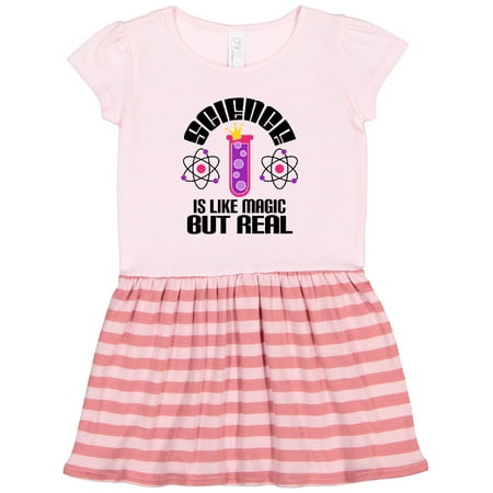 Inktastic Science is Like Magic but Real Gift Toddler Girl Dress