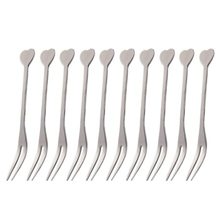 Stainless steel fruit fork 10pcs Stainless Steel Fruit Fork Heart Shape Fruit Picks Party Supplies for Hotel KTV Bar
Stainless steel fruit fork 10pcs Stainless Steel Fruit Fork Heart Shape Fruit Picks Party Supplies for Hotel KTV Bar