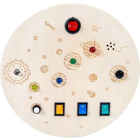 HEMOTON Electronic Switch Busy Board Toy Kids Educational Toy Early Leaning Toy Wooden Toy
HEMOTON Electronic Switch Busy Board Toy Kids Educational Toy Early Leaning Toy Wooden Toy