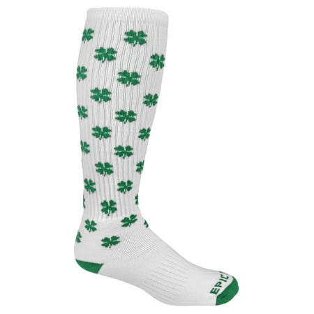 Epic Adult Over-The-Calf Shamrock Knee High Socks Pair