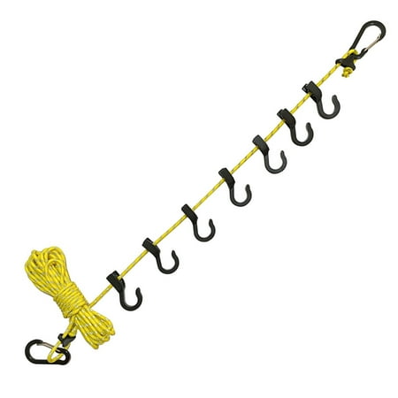 Multifunctional Camping Rope Portable Clothes Drying Line Great for Family Camping Yellow Reflective
Multifunctional Camping Rope Portable Clothes Drying Line Great for Family Camping Yellow Reflective