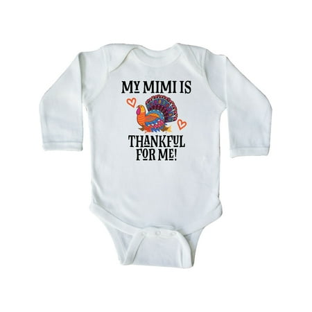 Inktastic Thanksgiving Mimi Thankful for Me Turkey Gift Baby Boy or Baby Girl Long Sleeve Bodysuit
Inktastic Thanksgiving Mimi Thankful for Me Turkey Gift Baby Boy or Baby Girl Long Sleeve Bodysuit