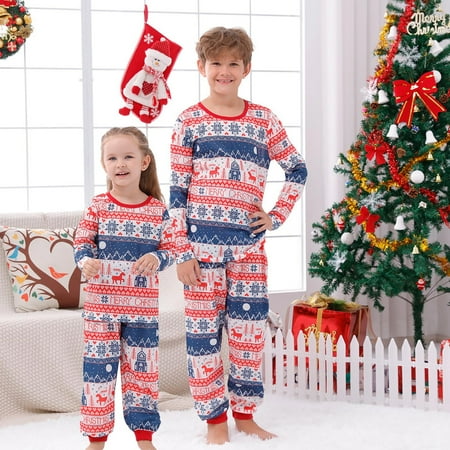 Cuhas Children s Children Christmas Print Family Matching Long-Sleeved Tops + Pants Set
Cuhas Children s Children Christmas Print Family Matching Long-Sleeved Tops + Pants Set