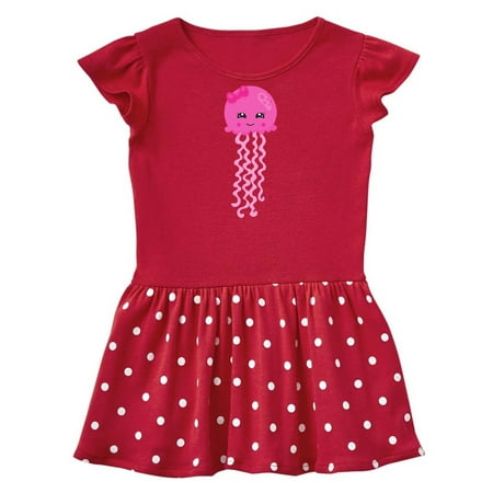 Inktastic Pink Jellyfish Cute Jellyfish With Pink Ribbon Gift Baby Girl Dress 
Inktastic Pink Jellyfish Cute Jellyfish With Pink Ribbon Gift Baby Girl Dress
