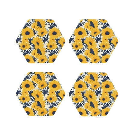 Kdxio Blue Striped Sunflower Funny Coasters 4 Pcs Leather Coasters Housewarming Gifts Protect Furniture from Water Marks Scratch and Damage
Kdxio Blue Striped Sunflower Funny Coasters 4 Pcs Leather Coasters Housewarming Gifts Protect Furniture from Water Marks Scratch and Damage