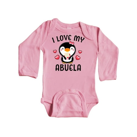 Inktastic I Love My Abuela with Cute Penguin and Hearts Gift Baby Girl Long Sleeve Bodysuit
Inktastic I Love My Abuela with Cute Penguin and Hearts Gift Baby Girl Long Sleeve Bodysuit