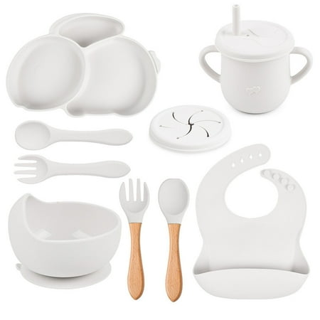 HitUpon 9Pcs Children S Silicone Tableware Set Baby Non-Slip Divided Children S Plate Bowl With Suction Cup
HitUpon 9Pcs Children S Silicone Tableware Set Baby Non-Slip Divided Children S Plate Bowl With Suction Cup