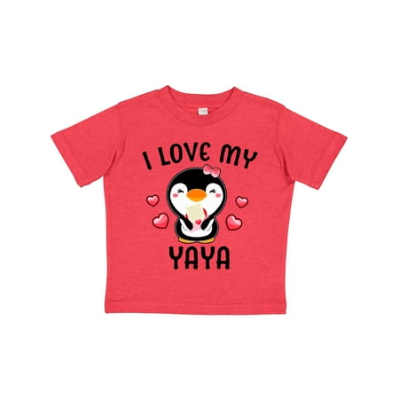 Inktastic I Love My Yaya with Cute Penguin and Hearts Gift Toddler Toddler Girl T-Shirt
Inktastic I Love My Yaya with Cute Penguin and Hearts Gift Toddler Toddler Girl T-Shirt