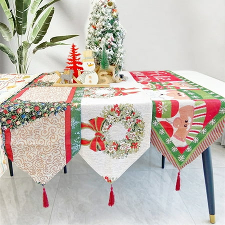Vnanda Christmas Table Runner Table Runner for Decorate Dining Table and Coffee Table Christmas Decor for Indoor Outdoor Family Gathering
Vnanda Christmas Table Runner Table Runner for Decorate Dining Table and Coffee Table Christmas Decor for Indoor Outdoor Family Gathering