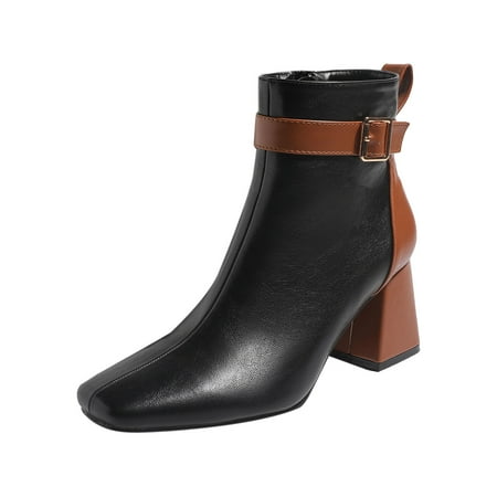 Sentuca Women s Shoes Fashion Minimalistic Solid Comfortable Zipper Buckle High Heel Thick Heel Boots
Sentuca Women s Shoes Fashion Minimalistic Solid Comfortable Zipper Buckle High Heel Thick Heel Boots