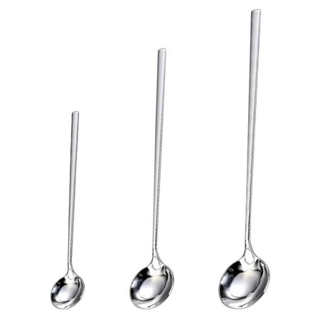 3Pcs Long Handle Coffee Spoons Stainless Steel Stirring Spoons Practical Dessert Spoons
3Pcs Long Handle Coffee Spoons Stainless Steel Stirring Spoons Practical Dessert Spoons