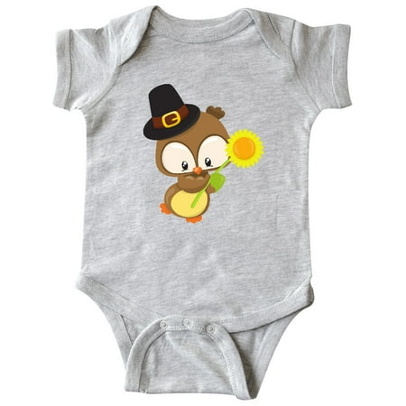 Inktastic Thanksgiving Owl Brown Owl With Pilgrim Hat Gift Baby Boy or Baby Girl Bodysuit
Inktastic Thanksgiving Owl Brown Owl With Pilgrim Hat Gift Baby Boy or Baby Girl Bodysuit