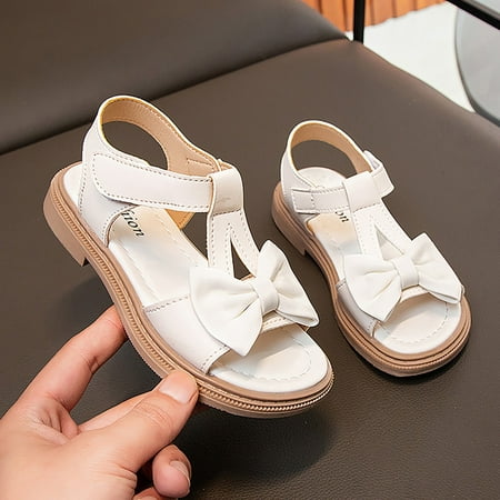 PEASKJP Girls Sandals Little Kid Anti Slip Open-Toe Summer Sandals Beach Sandals White 31
PEASKJP Girls Sandals Little Kid Anti Slip Open-Toe Summer Sandals Beach Sandals White 31