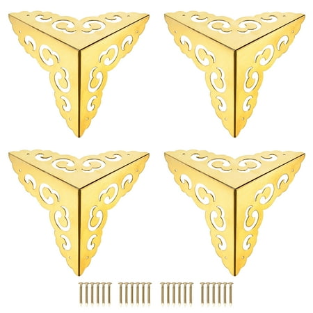 80x80x80mm Metal Box Corner Protectors Brass Matte Sealing Glaze Finish Brass Tone 4 Pack
80x80x80mm Metal Box Corner Protectors Brass Matte Sealing Glaze Finish Brass Tone 4 Pack