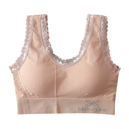 Aayomet Womens Sports Bras Padded Sprot Bra For Womens Bando Bra Sleeping Bra With Elastic Straps Lace Padded Bralettes For Pink One Size
Aayomet Womens Sports Bras Padded Sprot Bra For Womens Bando Bra Sleeping Bra With Elastic Straps Lace Padded Bralettes For Pink One Size