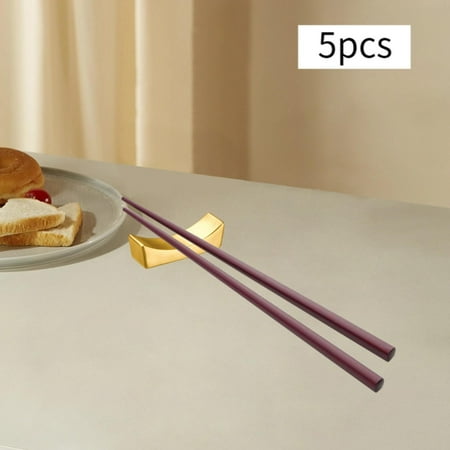 Tongina Chopsticks Rest Holder Spoon Holder Chopsticks Stand Lightweight Portable Flatware Holder for Cafe Restaurant Household Spoon Golden
Tongina Chopsticks Rest Holder Spoon Holder Chopsticks Stand Lightweight Portable Flatware Holder for Cafe Restaurant Household Spoon Golden