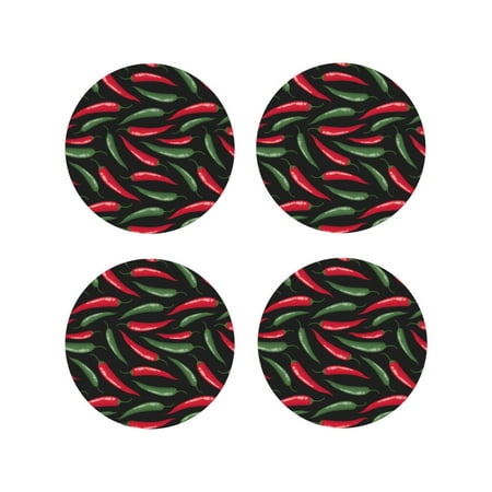 Drink Coasters Set of 4 bell Pepper Leather Coasters for Coffee Table Protector Heat Resistant Cute Coasters for Home Decor Housewarming Gifts Bar Kitchen 4 Inch Round Shape
Drink Coasters Set of 4 bell Pepper Leather Coasters for Coffee Table Protector Heat Resistant Cute Coasters for Home Decor Housewarming Gifts Bar Kitchen 4 Inch Round Shape
